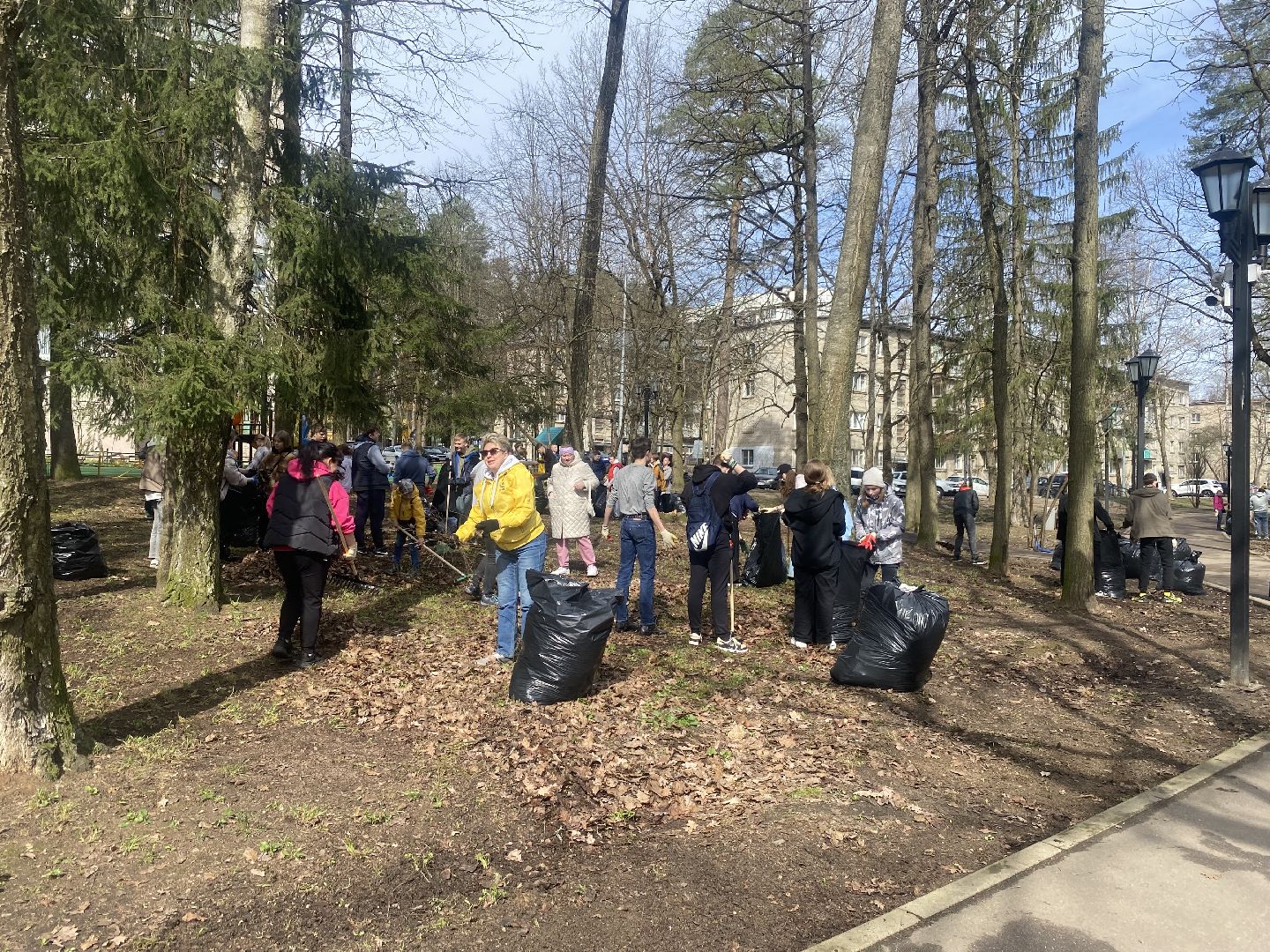 субботник во Власихе, городской субботник, власиха субботник, чистота во Власихе, уборка во Власихе, верхнее озеро во Власихе,
