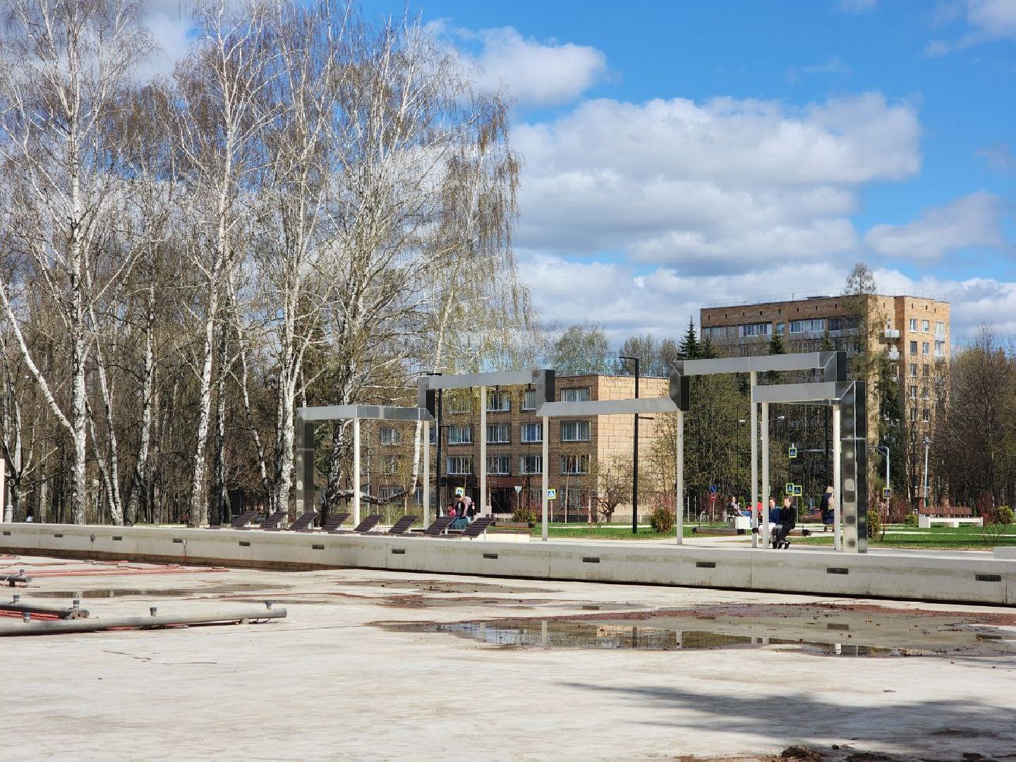 пущино, фонтан, благоуйстройство,