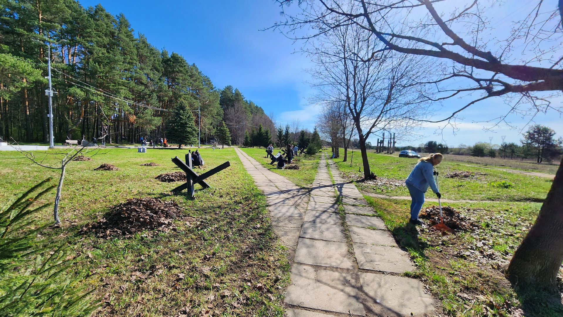 месячник благоустройства, субботник, протвино, мемориал Рубеж обороны, благоустройство,