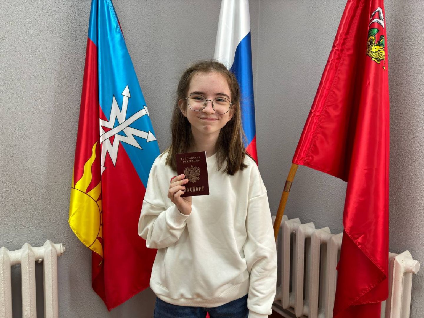 вручение паспортов, глава городского округа, паспорт гражданина рф,