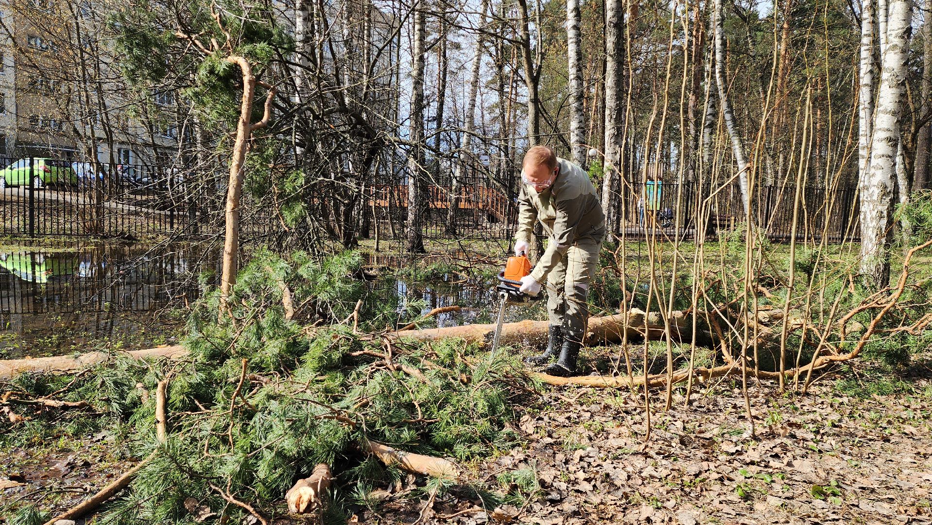 красногорск, детский городок сказочный, парки красногорска, эко-день, субботник,