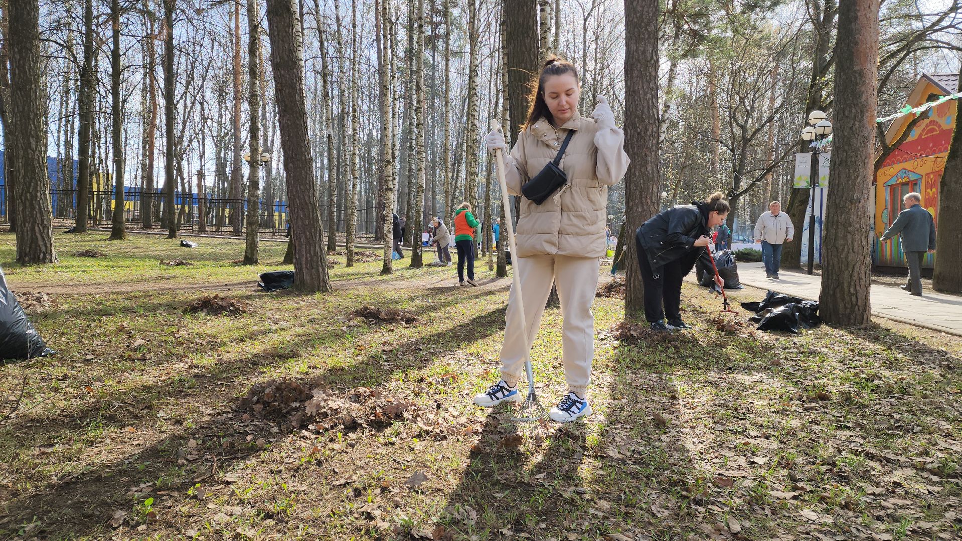 красногорск, детский городок сказочный, парки красногорска, эко-день, субботник,
