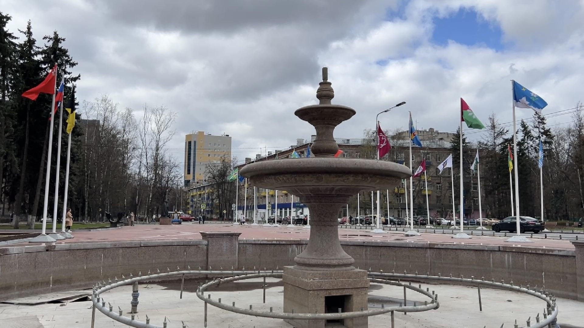 химки, фонтан, уборка города, благоустройство, месяц чистоты и благоустройства,