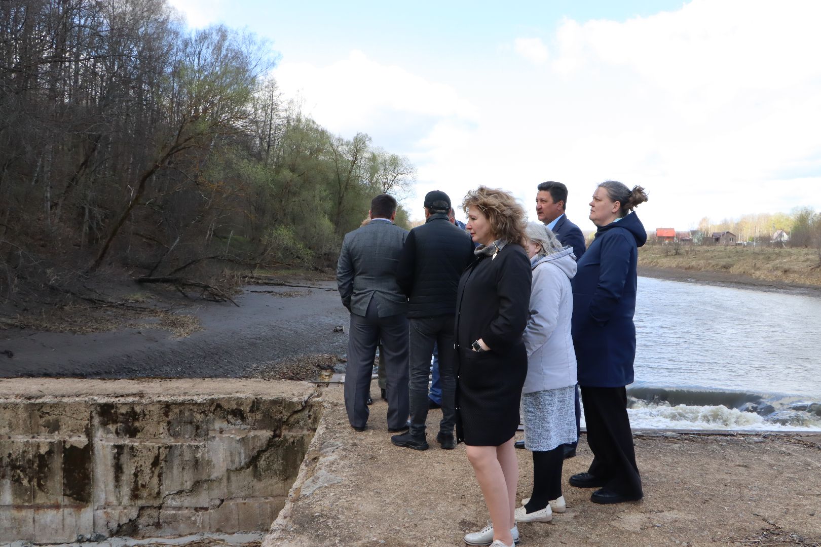 Серебряные Пруды, Ливадия, половодье 2024, Ливадийская ГРЭС, гидросооружение, плотина,