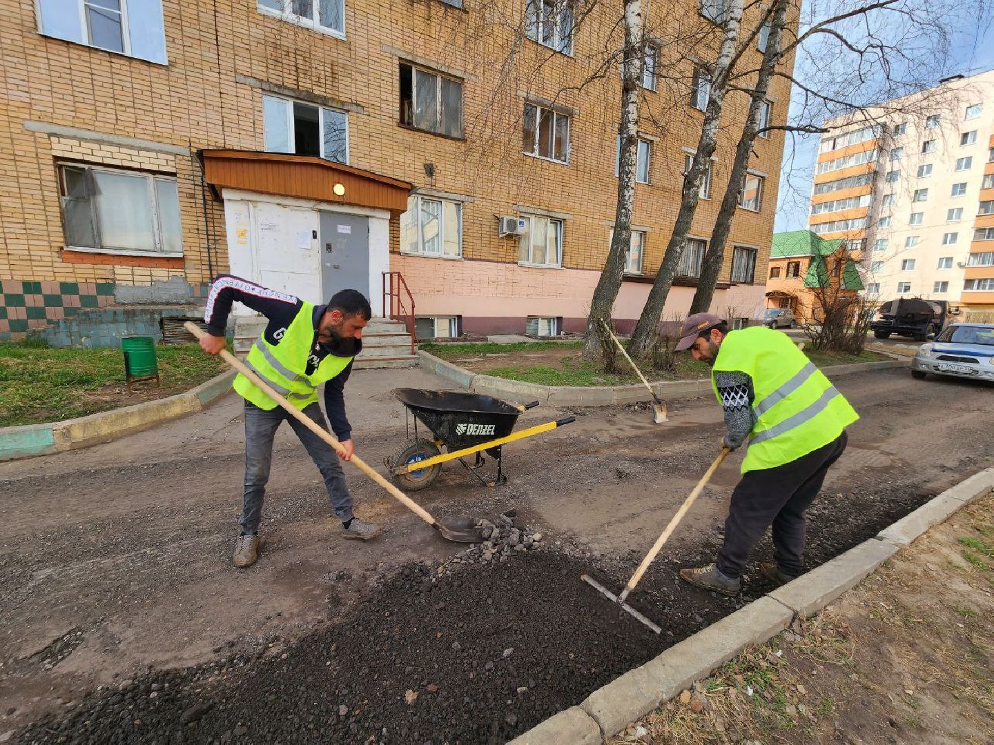 можайск, можайский городской округ, подмосковье, дороги, жители, обращение жителей, ямочный ремонт, ямы, работы,