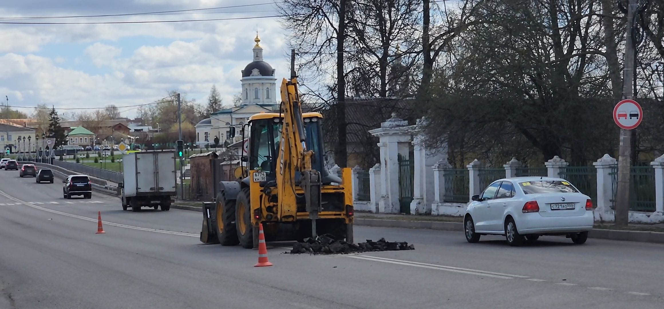 Коломна, дороги, ограждение, м5 урал,
