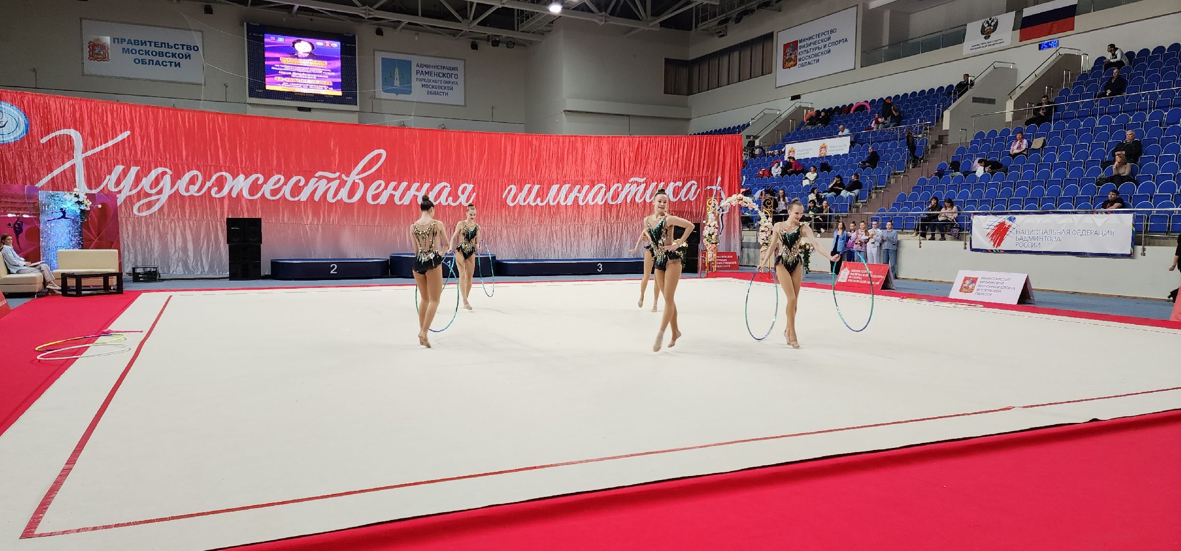 раменское, спорт, всероссийские соревнования по художественной гимнастике, ДС Борисоглебский,