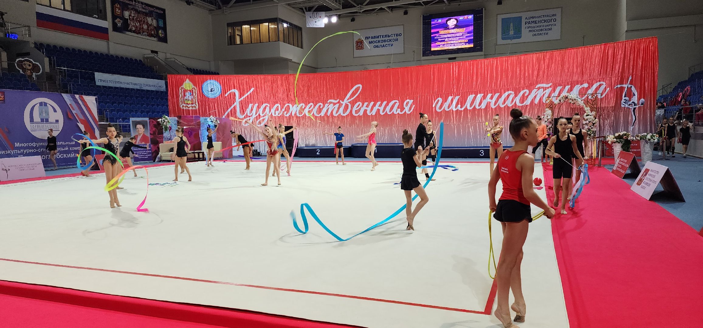 раменское, спорт, всероссийские соревнования по художественной гимнастике, ДС Борисоглебский,