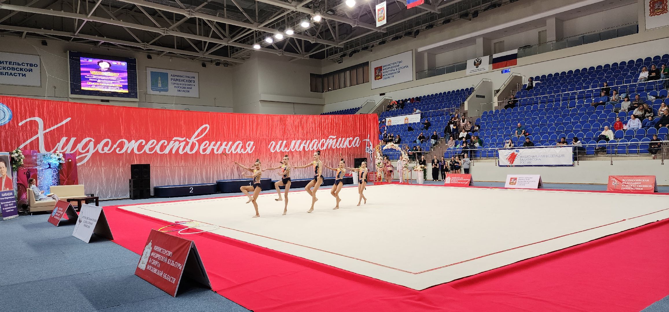 раменское, спорт, всероссийские соревнования по художественной гимнастике, ДС Борисоглебский,