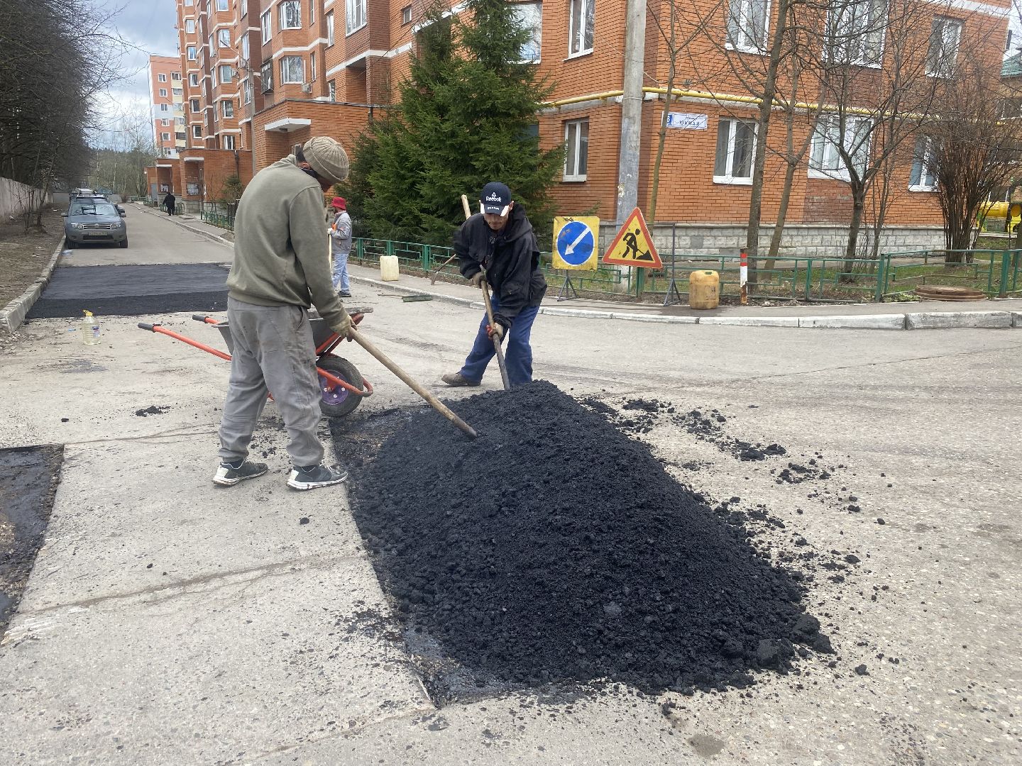 Ремонт дорог, Власиха улица Южная, Власиха микрорайон Березка, асфальтирование дорог, качественные дороги,