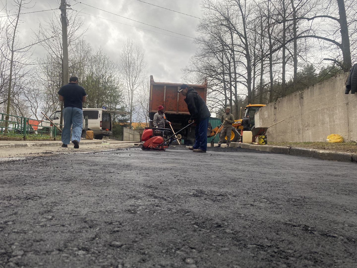 Ремонт дорог, Власиха улица Южная, Власиха микрорайон Березка, асфальтирование дорог, качественные дороги,