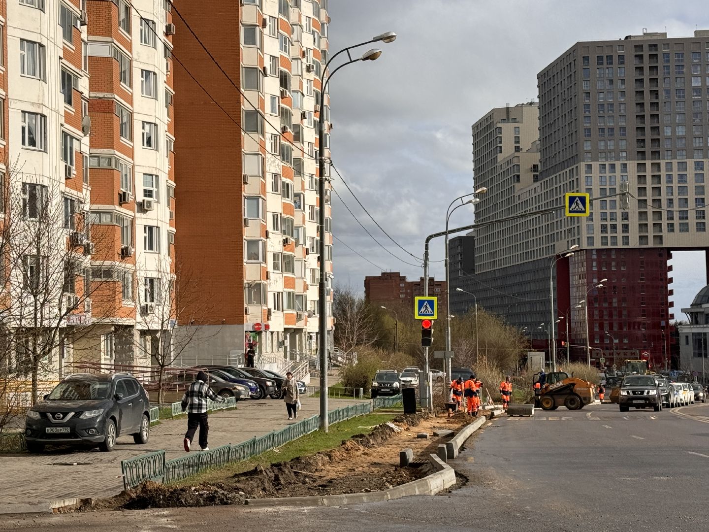 Одинцово, Ремонт дорог, Новые тротуары,