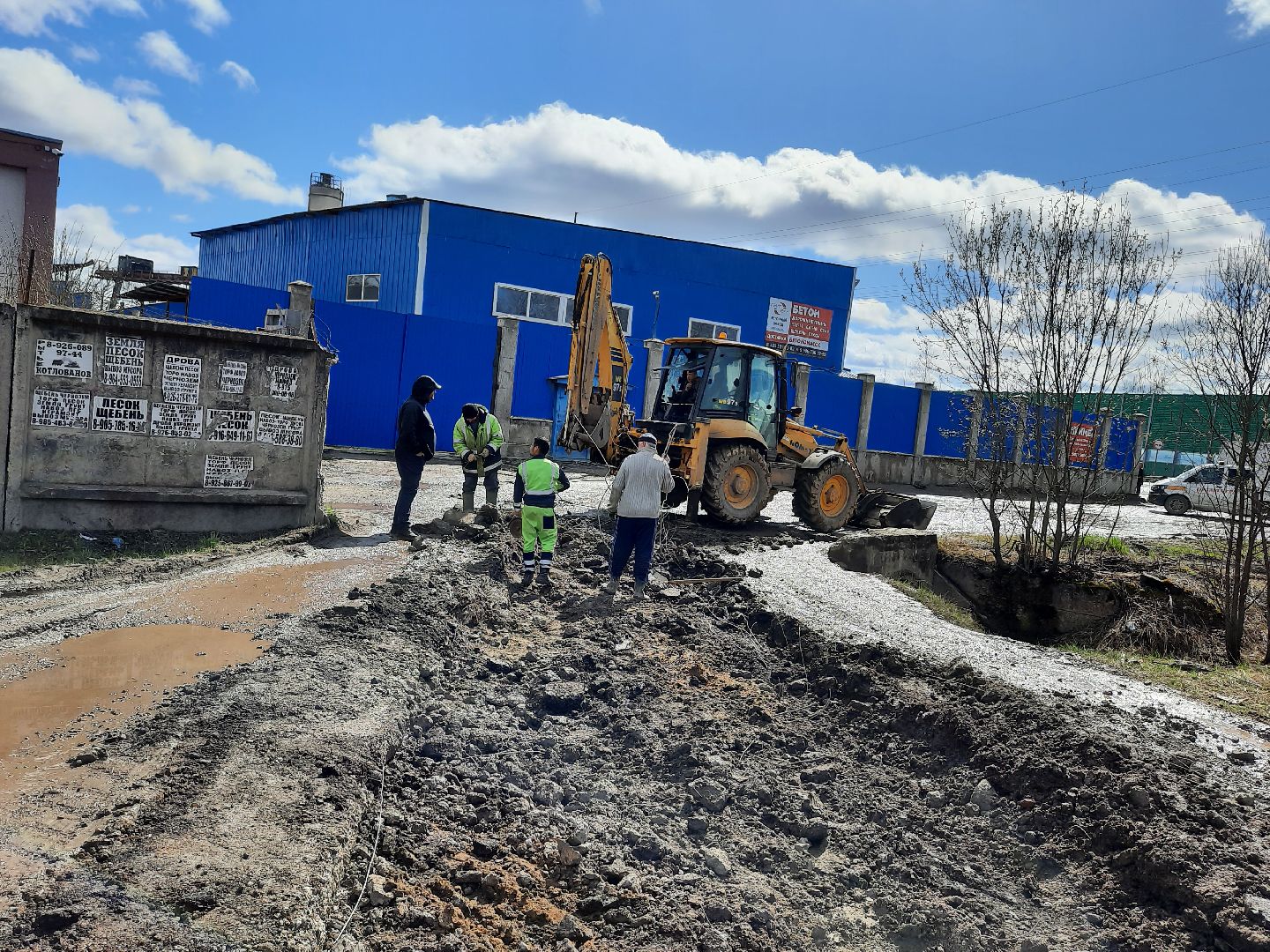 нахабино, Лужки, дороги, ремонт, перекрытие,