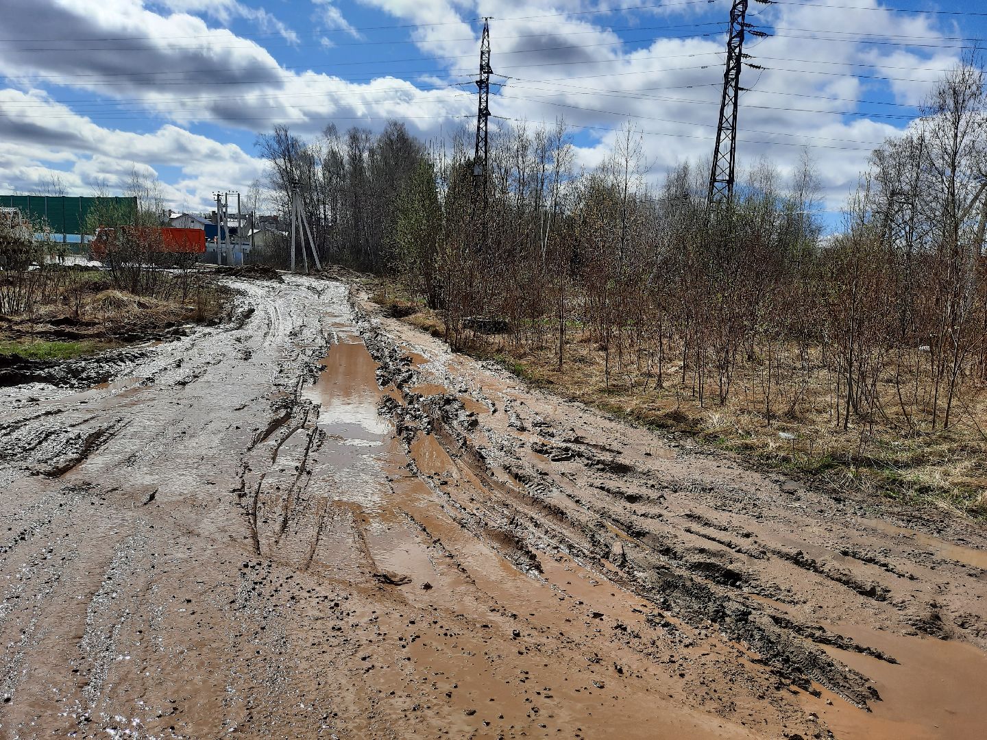 нахабино, Лужки, дороги, ремонт, перекрытие,