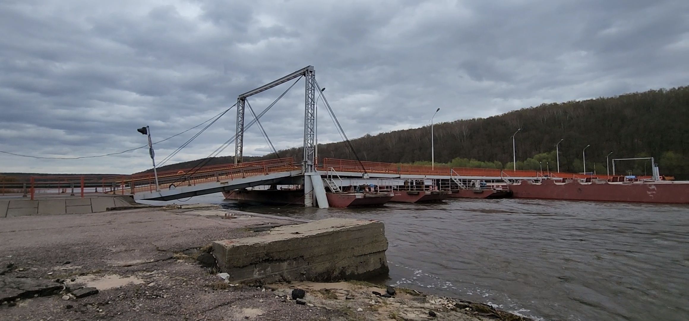Коломна, Озеры, мост, паводок,