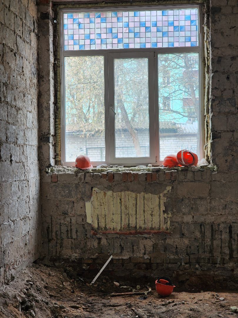 Стяжка пола, Дубна, Капремонт, Школа, Новый этап,