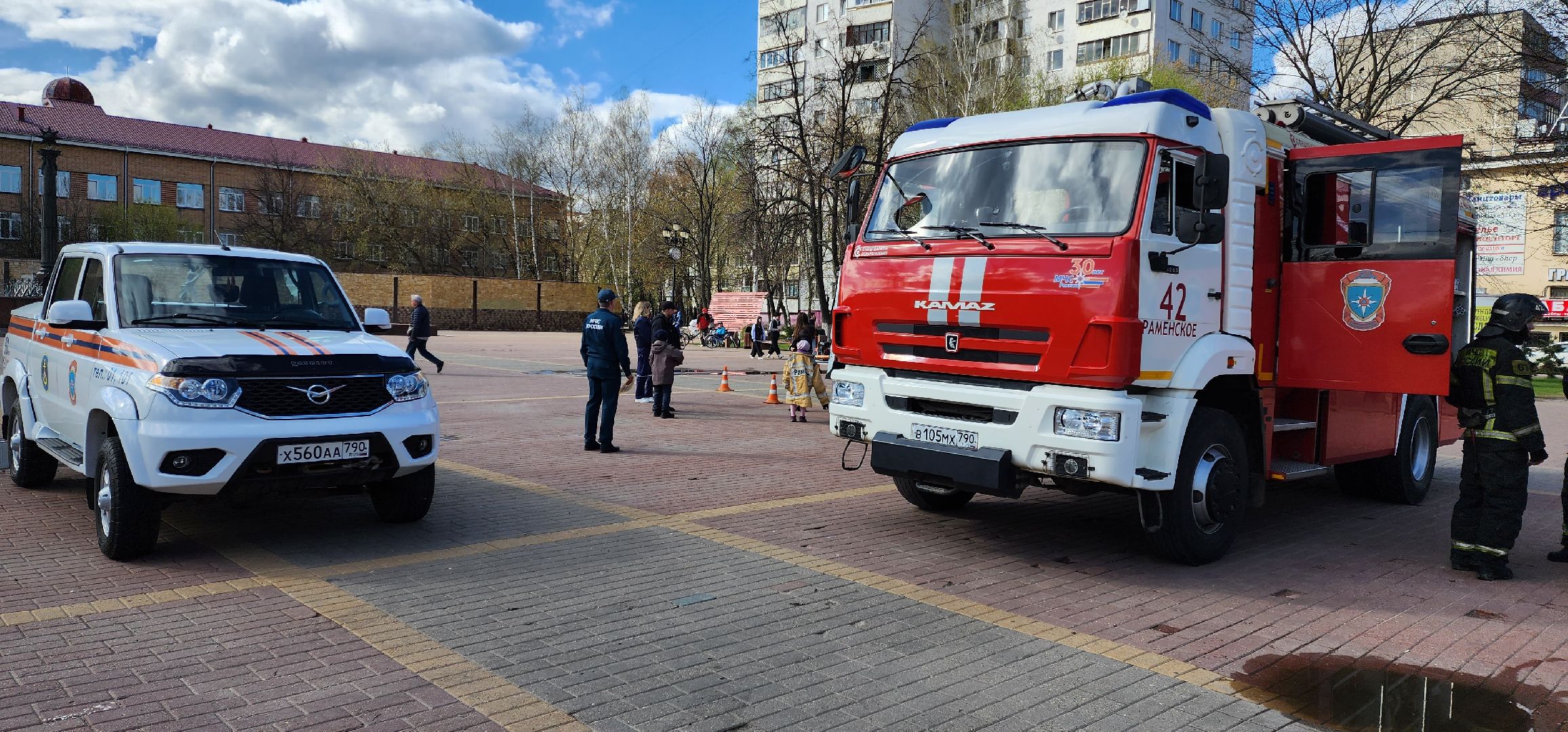 раменское, общество, акция по безопасности на площади Молодежи,