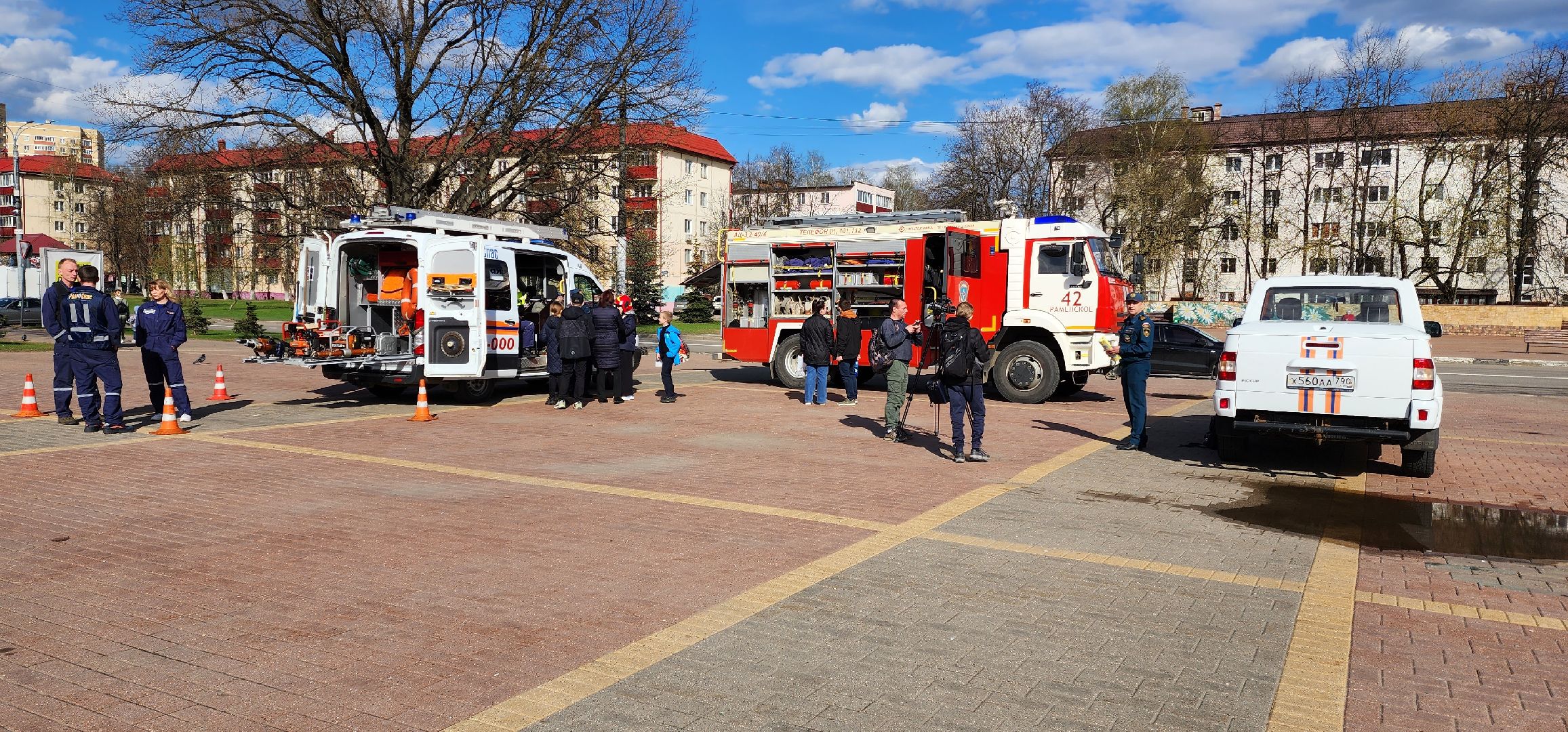 раменское, общество, акция по безопасности на площади Молодежи,