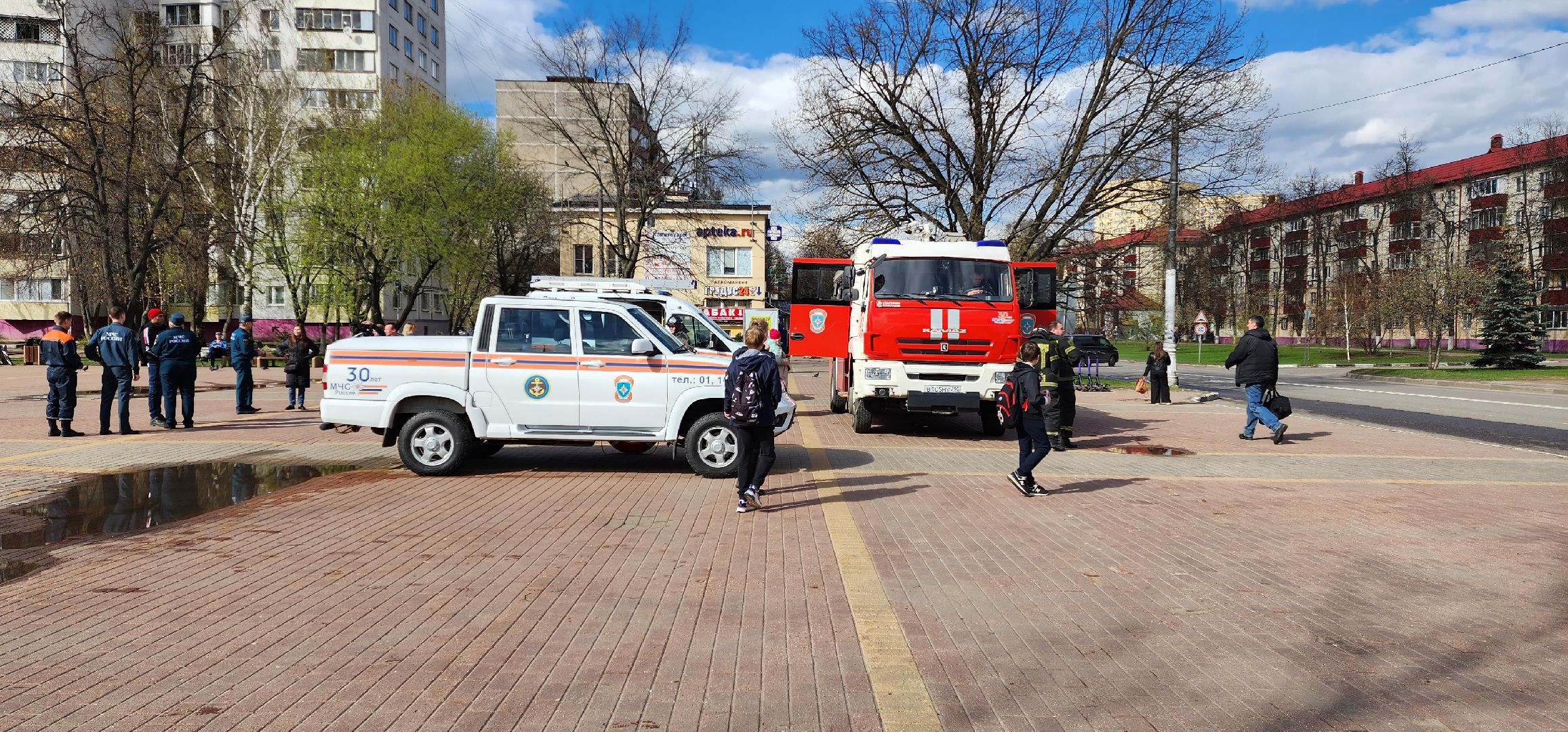 раменское, общество, акция по безопасности на площади Молодежи,