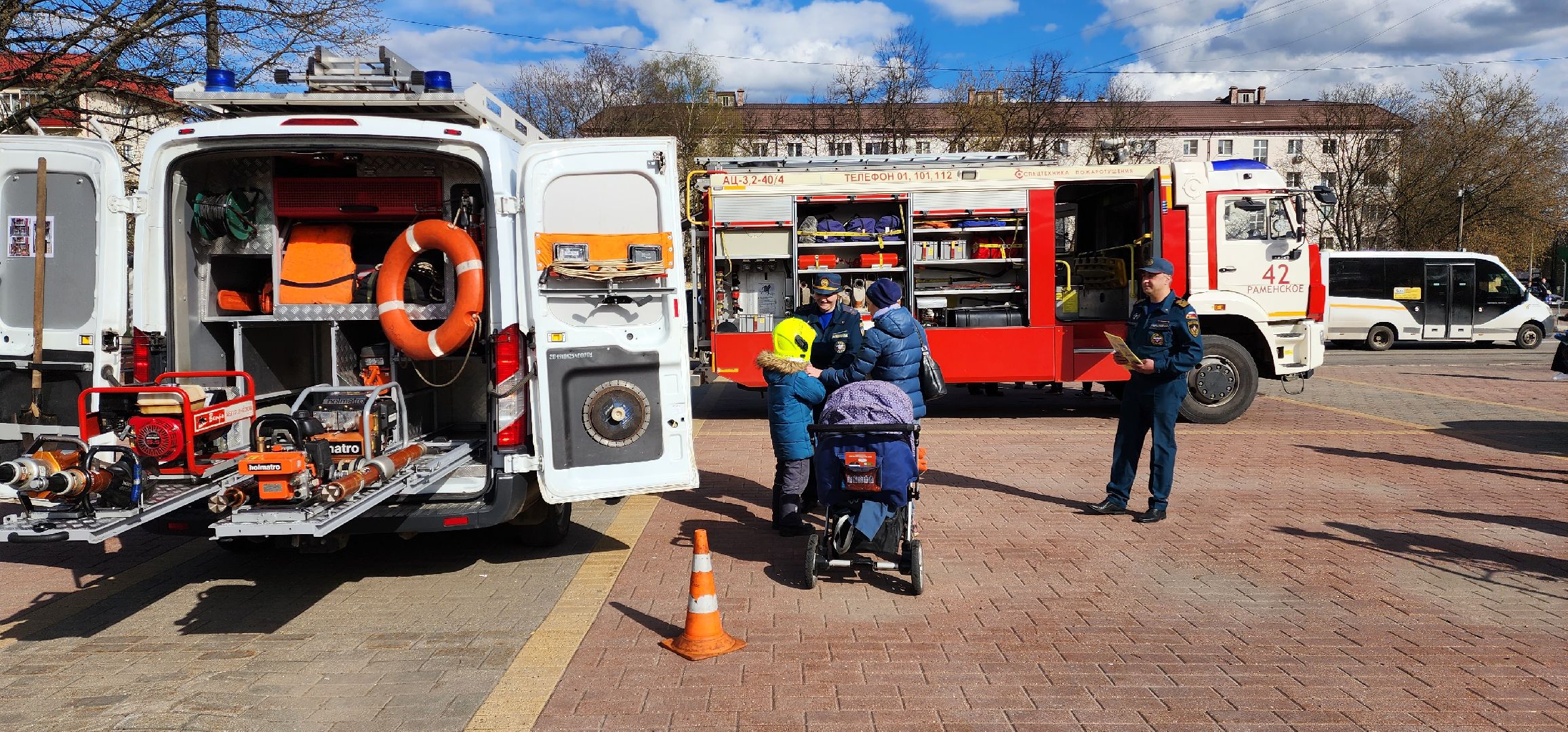 раменское, общество, акция по безопасности на площади Молодежи,