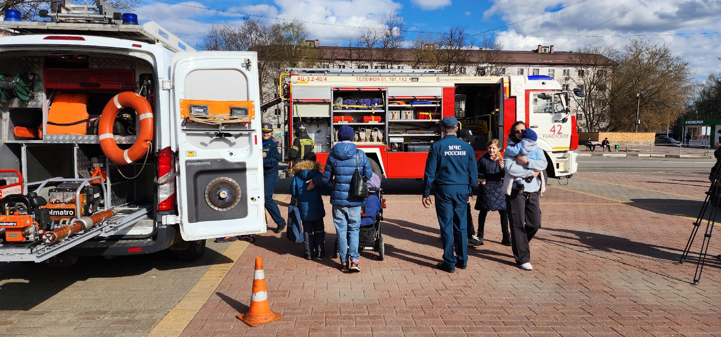 раменское, общество, акция по безопасности на площади Молодежи,