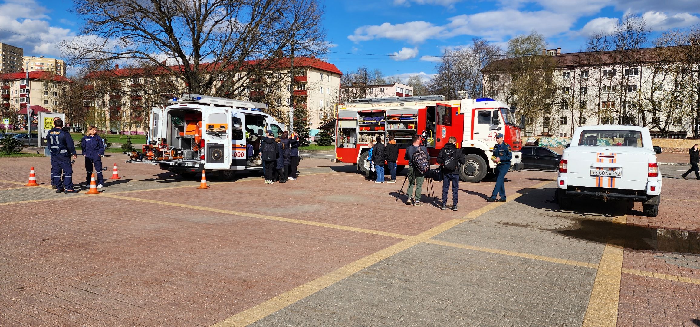 раменское, общество, акция по безопасности на площади Молодежи,