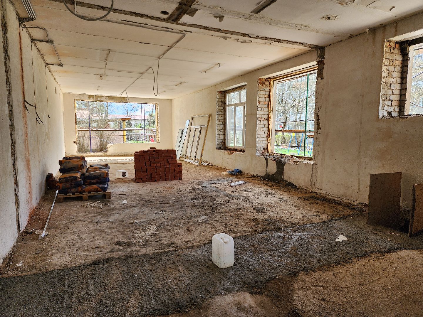 строительство, ремонт, ремонт детского сада, Детский сад, капитальный ремонт детского сада, руза, рузский городской округ,