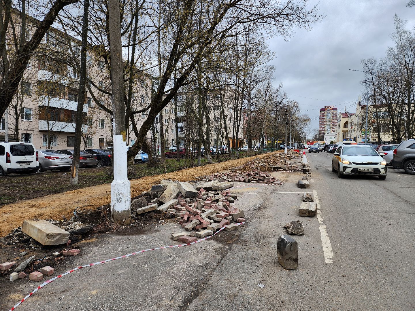 пушкино, благоустройство дорог, ремонт дороги, улица,