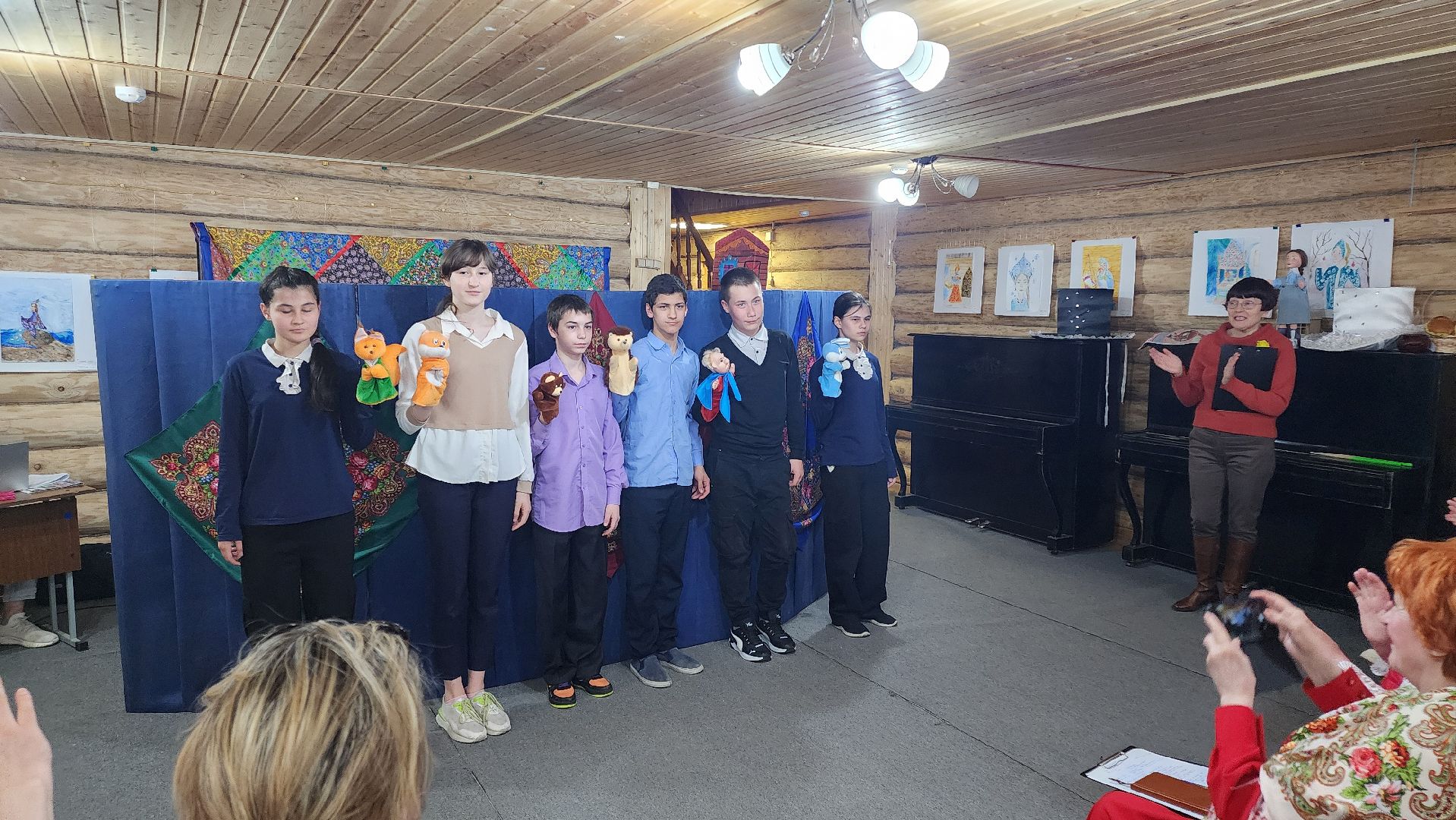 кашира, дом творчества имени бориса щукина, кукольный театр, театральный фестиваль, дети с овз, масленица, блины, конкурс,