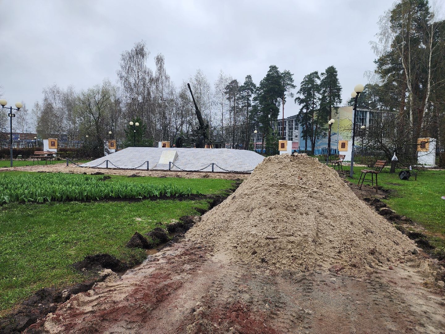 шатура, 9 мая, ремонт памятника ВОВ, вов, жкх, жкх и благоустройство, жкх подмосковье,