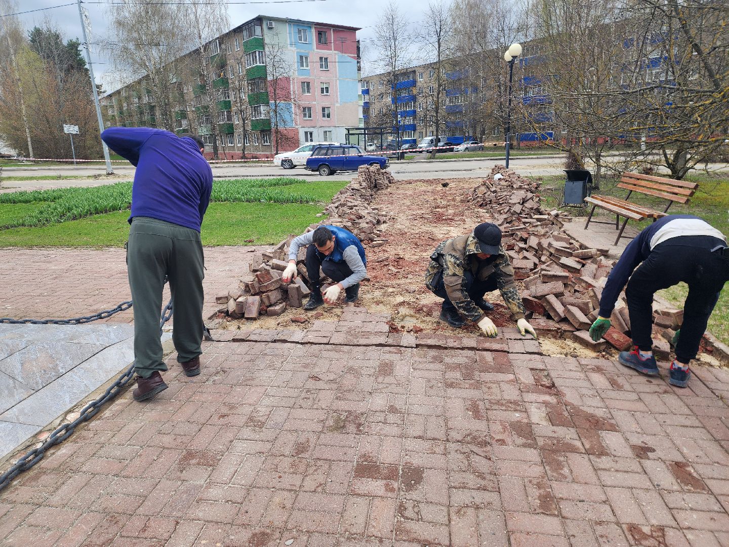 шатура, 9 мая, ремонт памятника ВОВ, вов, жкх, жкх и благоустройство, жкх подмосковье,