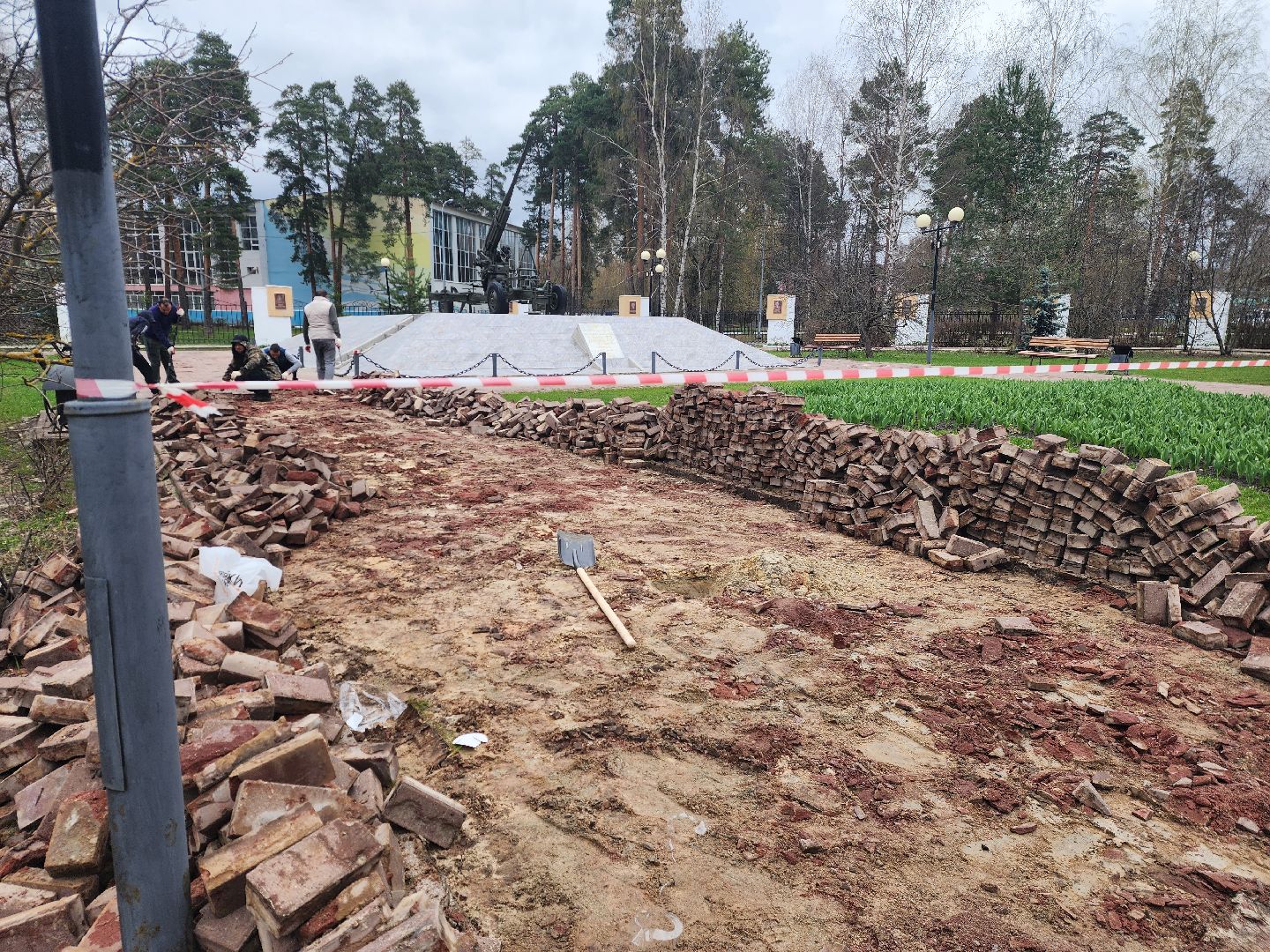 шатура, 9 мая, ремонт памятника ВОВ, вов, жкх, жкх и благоустройство, жкх подмосковье,