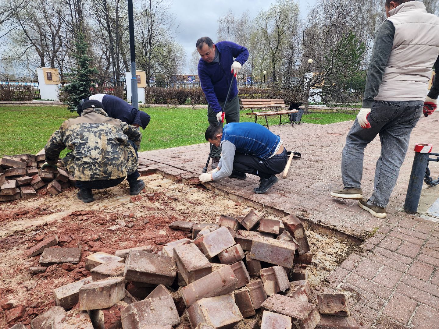 шатура, 9 мая, ремонт памятника ВОВ, вов, жкх, жкх и благоустройство, жкх подмосковье,
