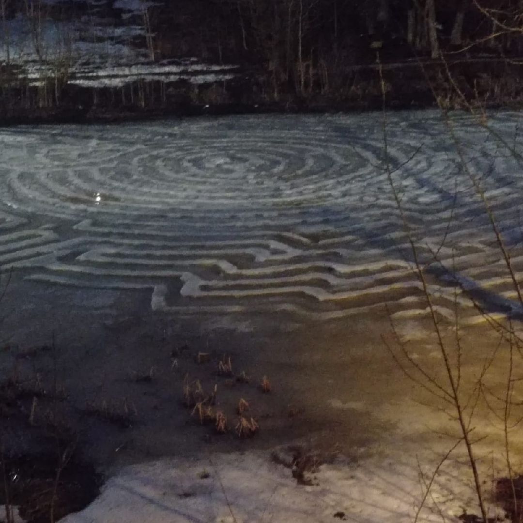 Круги на льду, Снежная крепость, Руза