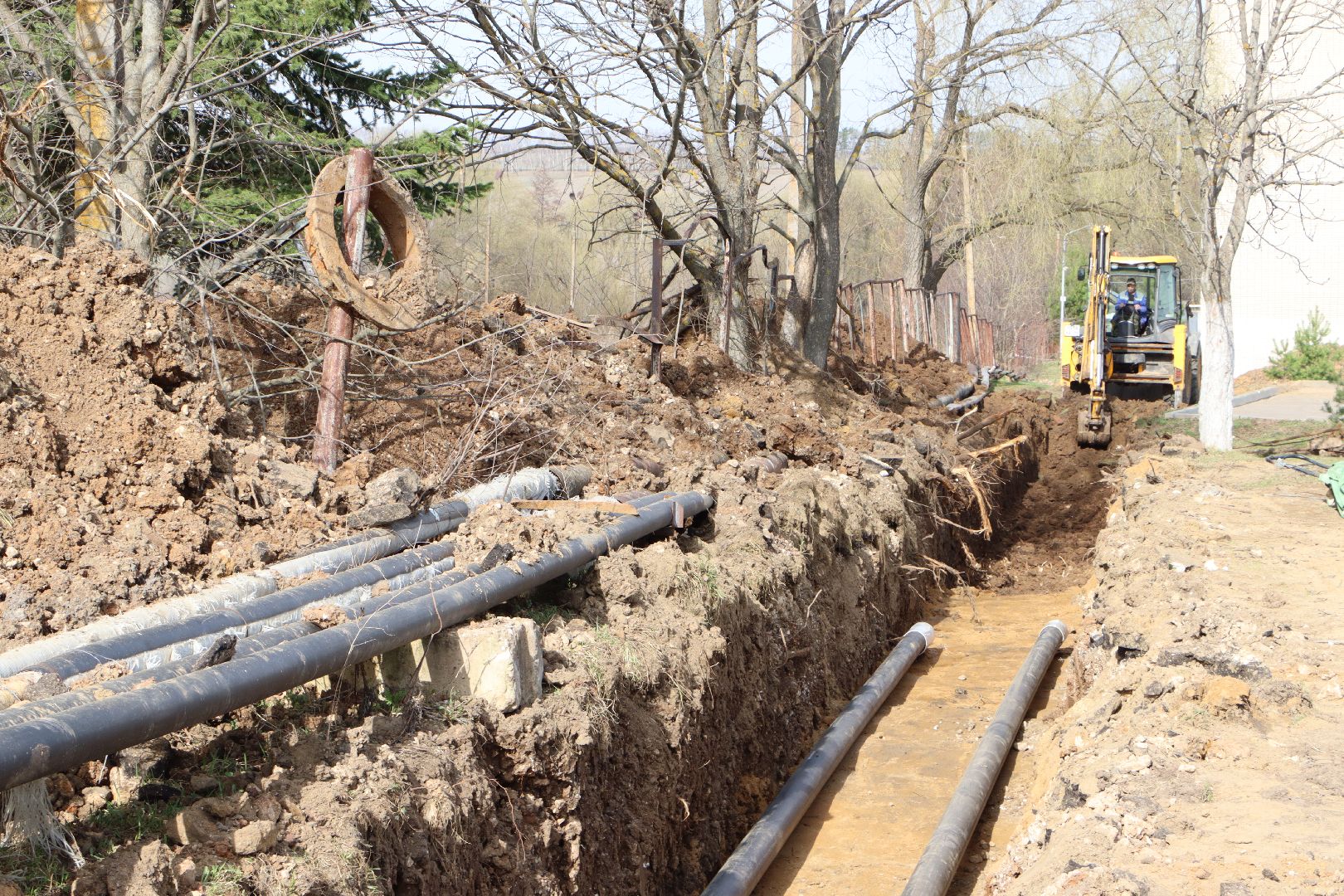 Серебряные Пруды, Петрово, замена теплосетей, капремонт теплосетей, жкх,