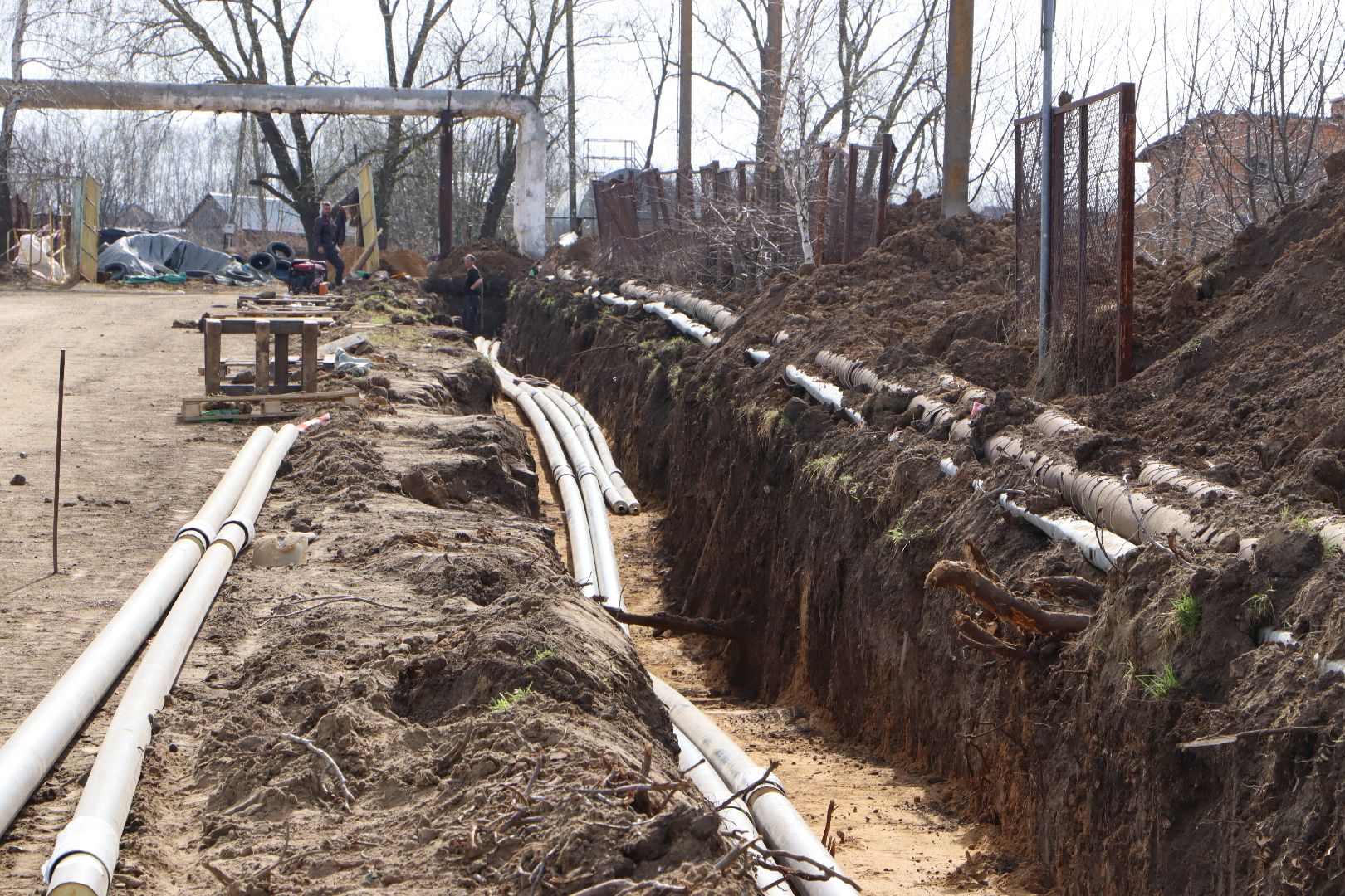 Серебряные Пруды, Петрово, замена теплосетей, капремонт теплосетей, жкх,