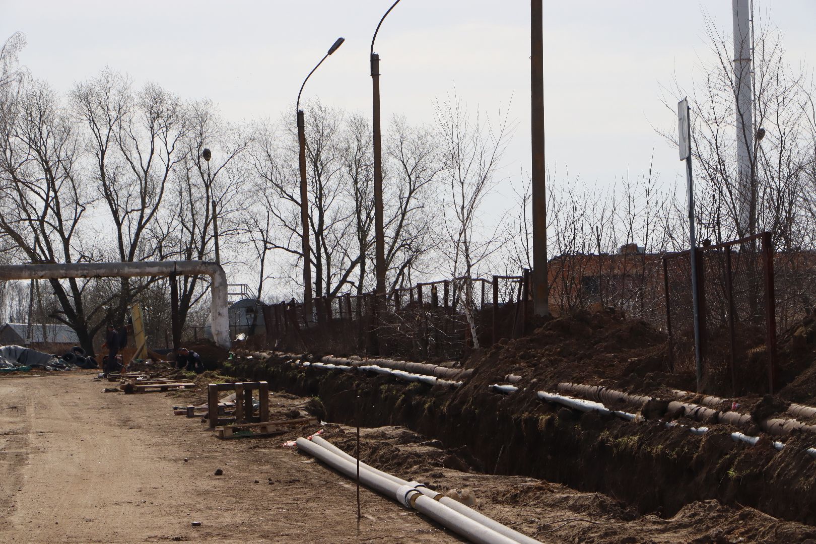 Серебряные Пруды, Петрово, замена теплосетей, капремонт теплосетей, жкх,