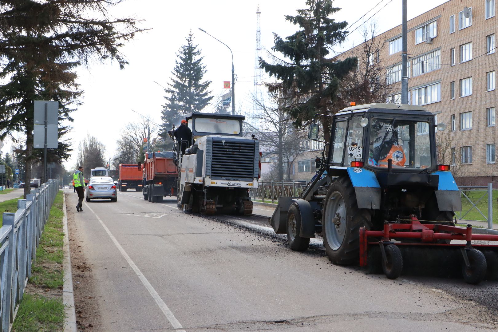 Дороги, нацпроект, Безопасные качественные дороги, Серебряные Пруды, Региональные дороги, Первомайская, Мосавтодор, минтранс мо,