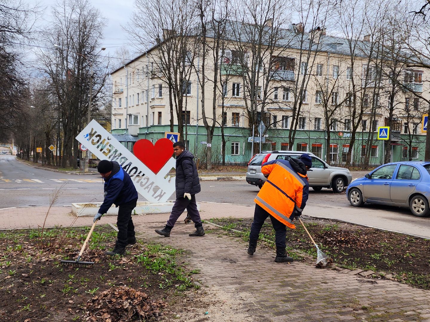 красноармейск, г.о. пушкинский, общественные пространства, цветники,