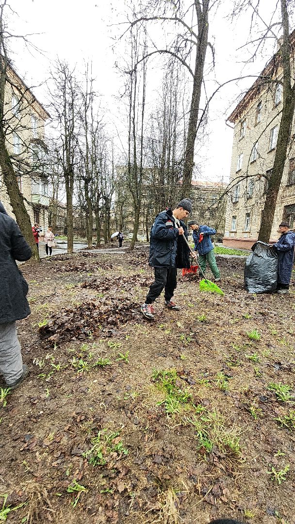 электросталь, мой город, уборка, уборка города, уборка дворов после зимы, уборка общественных территорий, жкх, жкх подмосковья,