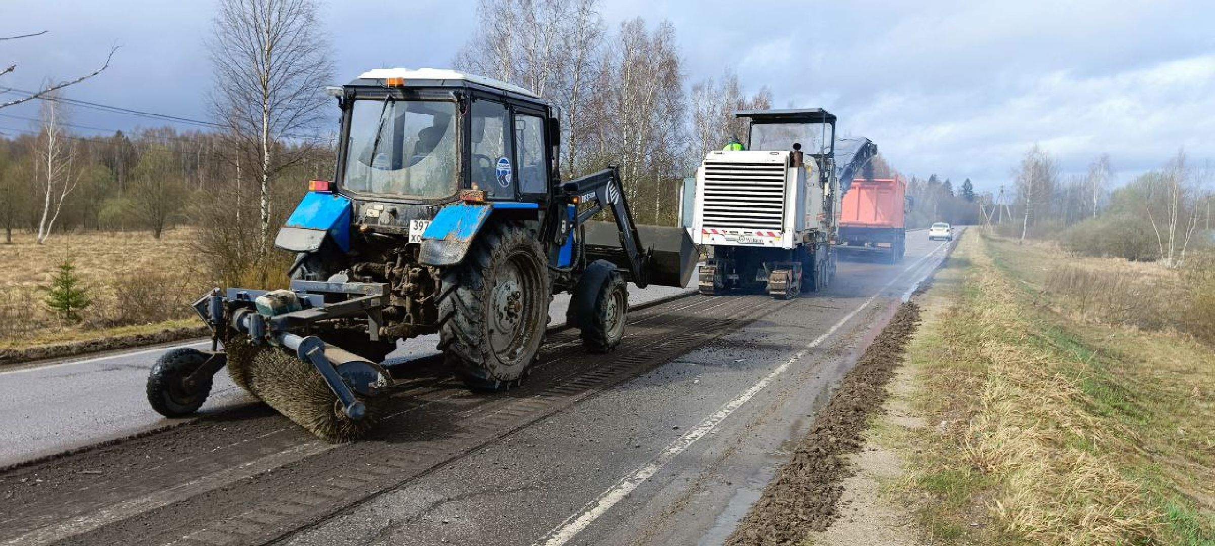 Талдом, Новоникольское, Ремонт дорог,