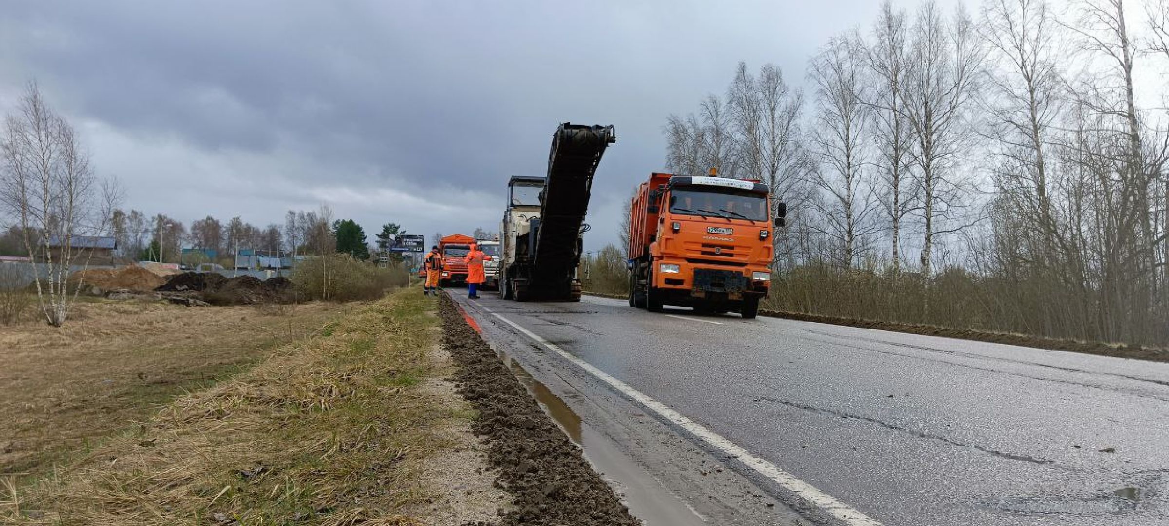 Талдом, Новоникольское, Ремонт дорог,