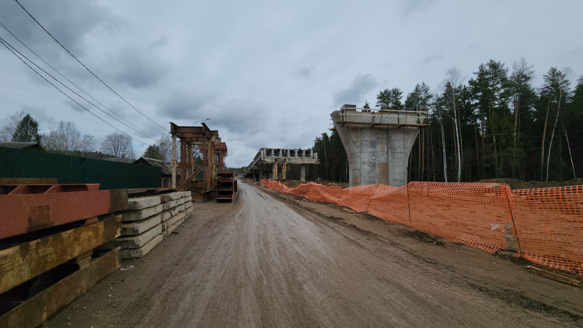 красногорск, аникеевка, путепровод, строительство,мцд-2,