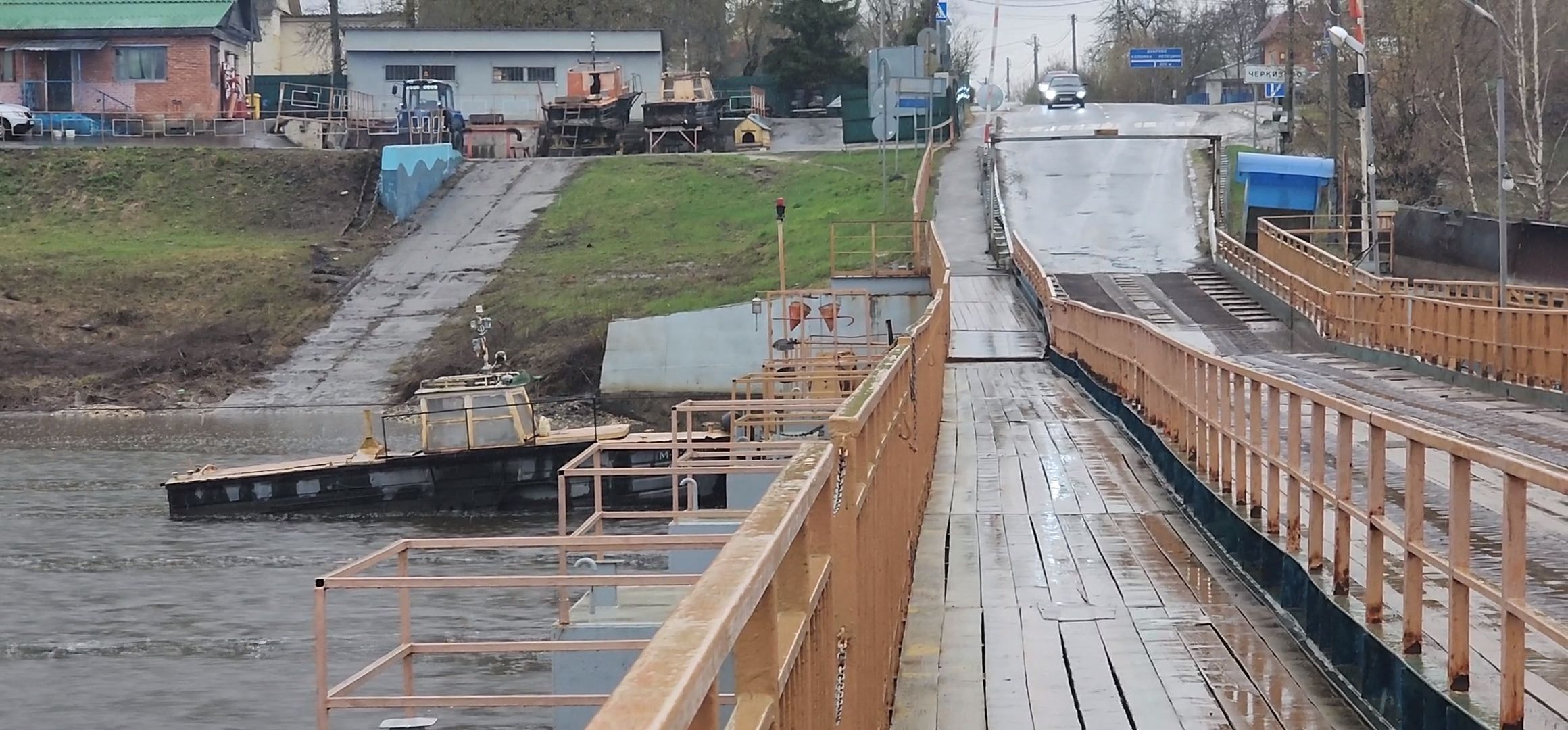 Коломна, мост, паводок,