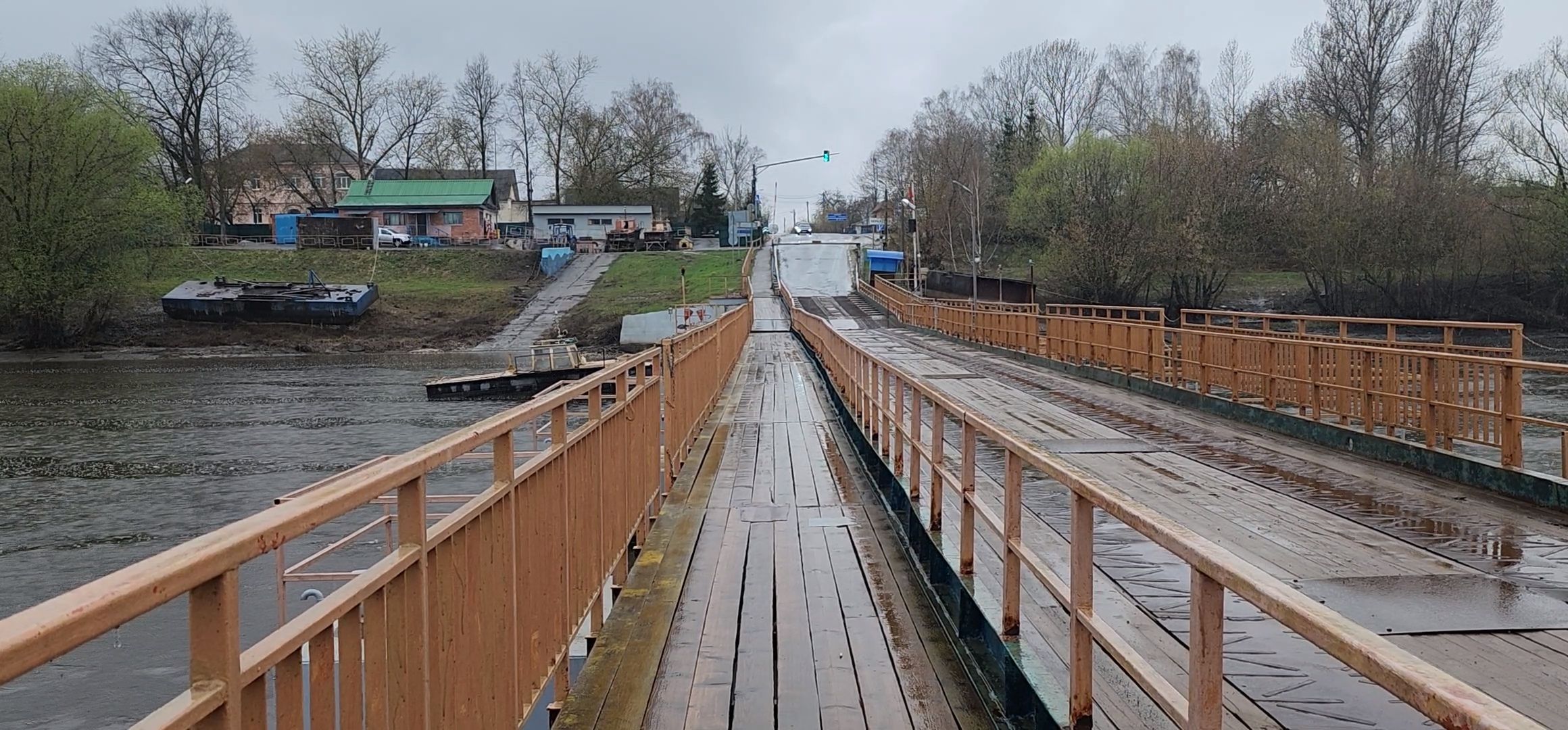 Коломна, мост, паводок,