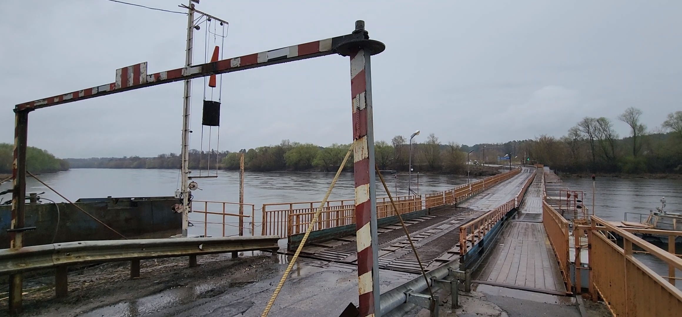 Коломна, мост, паводок,