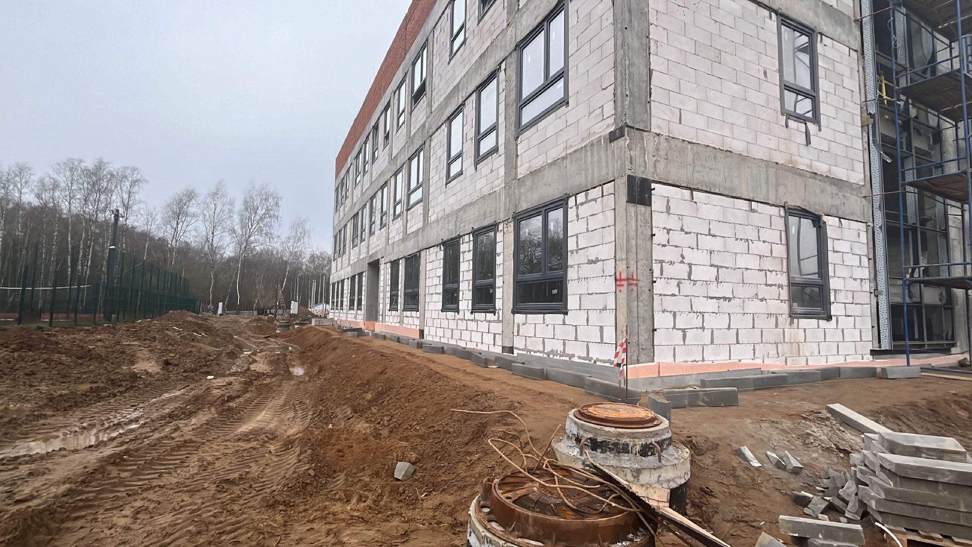 строительство, стройка, строительство детского сада, детский сад, балашиха,