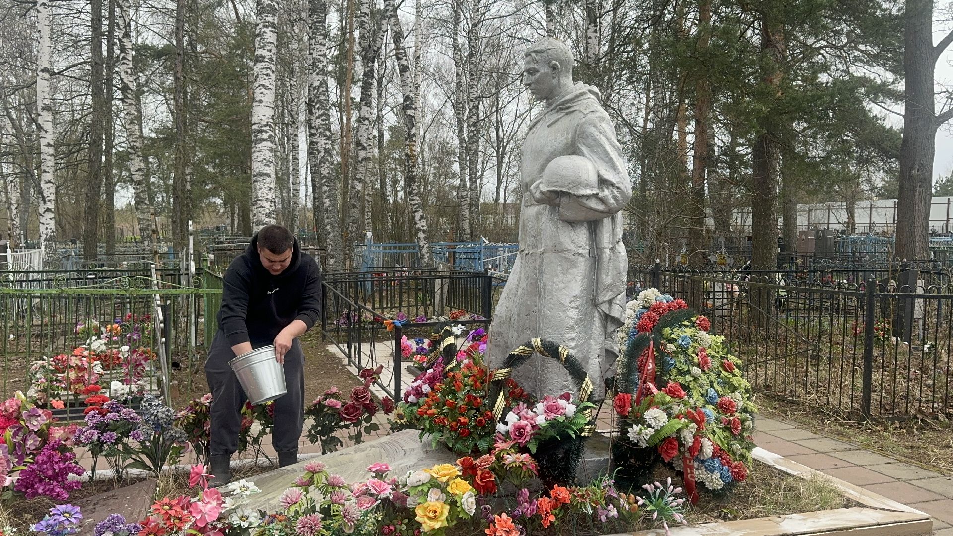 Солнечногорск, Благоустройство захоронений, Мемориал, воинские захоронения, братская могила,