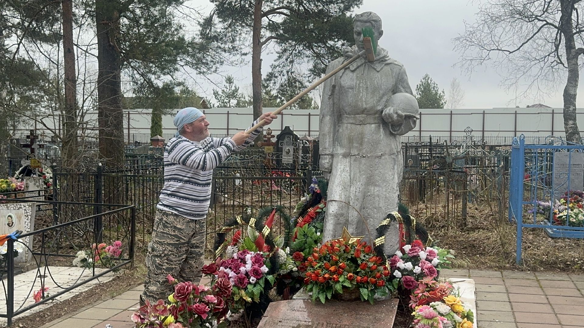 Солнечногорск, Благоустройство захоронений, Мемориал, воинские захоронения, братская могила,