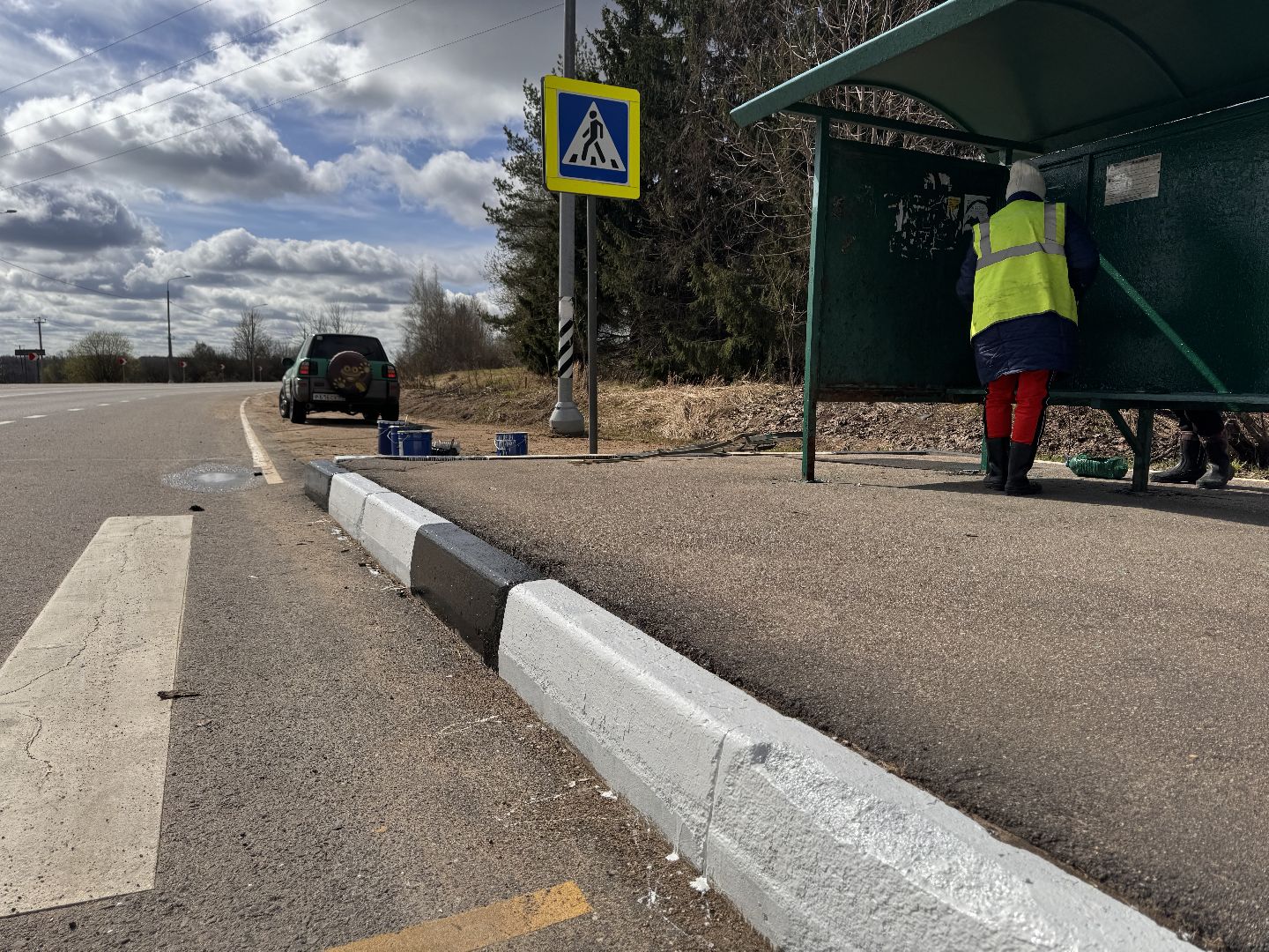 покраска, шаховская, остановки,